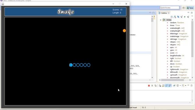 Develop a Snake Game in java - part 1 смотреть онлайн