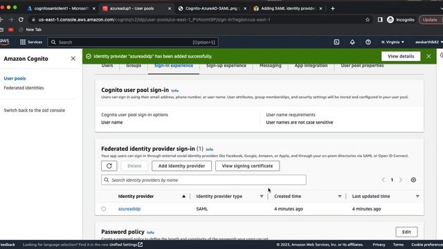How to add Microsoft Azure AD as a SAML Identity Provider in AWS Cognito? смотреть онлайн