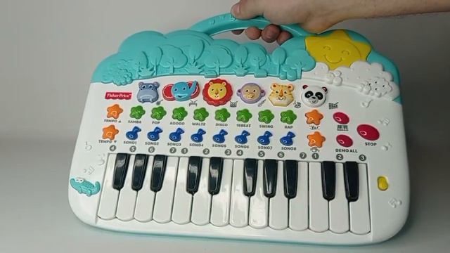 Піаніно - синтезатор "Музичний зоопарк". Fisher Price. смотреть онлайн
