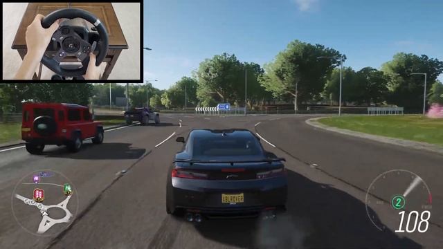 Chevrolet Camaro ZL1 - Forza Horizon 4 (Steering Wheel logitech g920) Gameplay смотреть онлайн