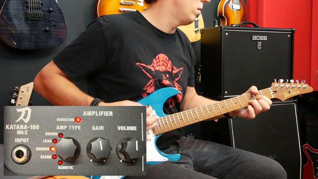 What do the BOSS KATANA 2 amp variations sound like? смотреть онлайн