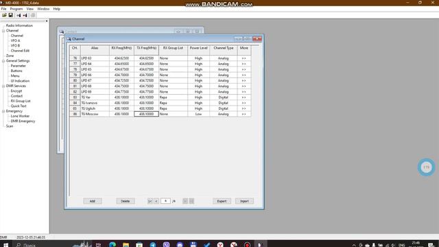 Baofeng DM-1702, изучаем программу для заливки каналов, программируем и проводим связи. смотреть онлайн