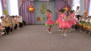 Танец девочек “Хорошие девчата”. Утренник "8 Марта”.  Старшая группа детсада № 160 г. Одесса 2016