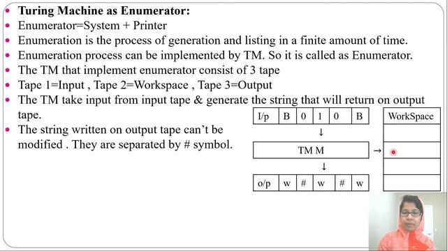 Ch-3.13:Turing Machine as Enumerator |Universal Turing Machine(UTM) смотреть онлайн