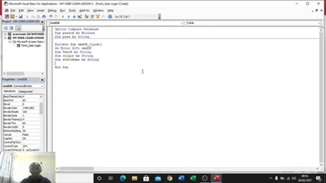 How to create User Login Form using Microsoft Access VBA Codes смотреть онлайн