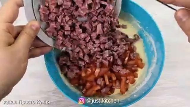 Пицца - Пирог без возни с тестом, всё смешал - и в духовку! | Просто Кухня - Выпуск 164 смотреть онлайн