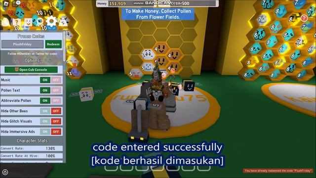 *ALL CODES WORK* BEE SWARM SIMULATOR ROBLOX | SEPTEMBER 15, 2023 смотреть онлайн