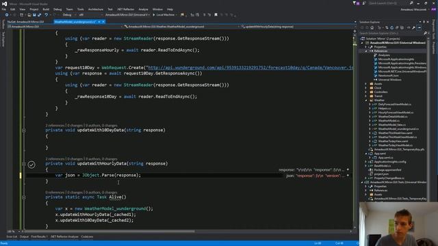 Smart Mirror ep 8 - C# async web requests смотреть онлайн