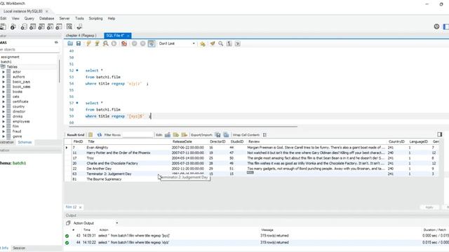 Chapter-4 : SQL REGEXP (Regular Expression) Complete Tutorial with example 2023 | #sql смотреть онлайн