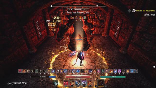 ESO Magicka Nightblade DPS PVE build 91k+ Blackwood DLC PS5 смотреть онлайн