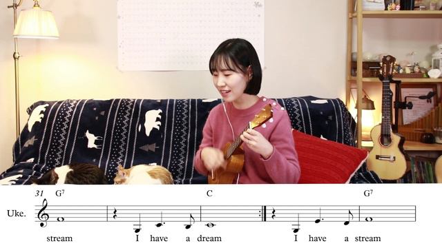 I have a dream Ukulele | 실버렌 Silverren 우쿨렐레 쉬운곡 смотреть онлайн