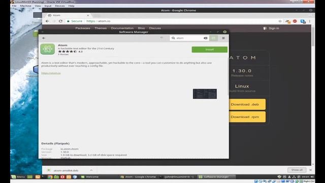 How to install Atom on Linux Mint - Programming for the Web смотреть онлайн