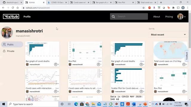 Covid 19 Data Visualization using React & D3 смотреть онлайн