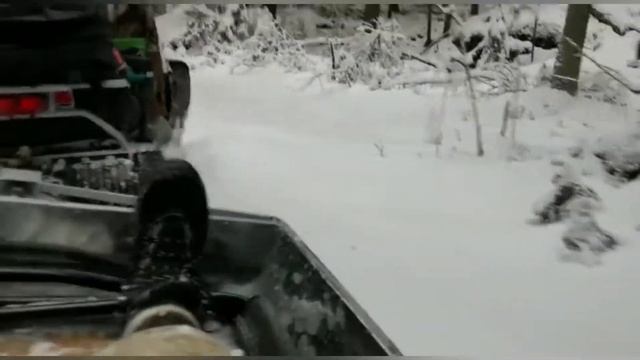 На снегоходе до озера! смотреть онлайн