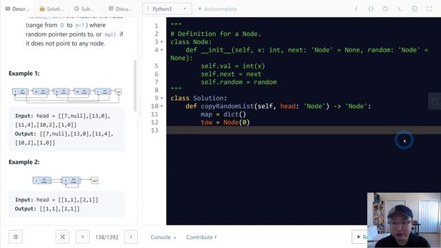 138. Copy List with Random Pointer | English | Medium смотреть онлайн