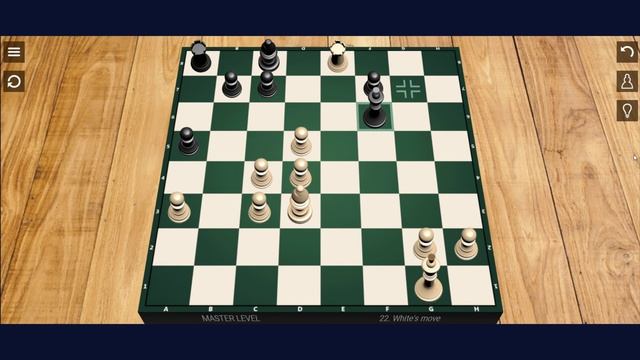 4K Chess game Master level I Brilliant Knight sacrifice смотреть онлайн