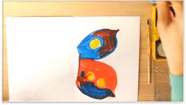 урок художественного труда Тема : "Создаем монотипию" смотреть онлайн