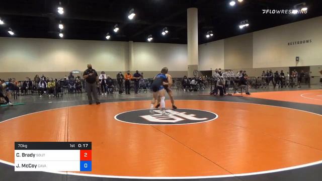 70 Kg Consolation Connor Brady Southeast RTC Inc Vs Justin McCoy Cavalier Wrestling Club смотреть онлайн