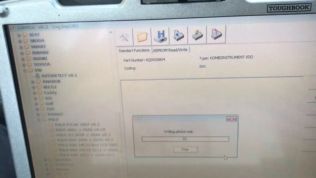 Carprog Китай одометр Volkswagen Polo 2009