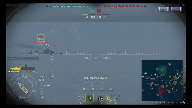 World of Warships: 3 цитадели = 1 корабль смотреть онлайн