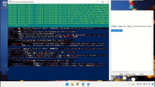 Настройки Windows 11 не открываются, исправлена работа смотреть онлайн