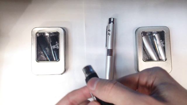 USB флешка Ручка Лазерная указка 2 фонаря смотреть онлайн