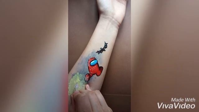 Рисуем Амонг Ас - Вампир - Новый режим смотреть онлайн
