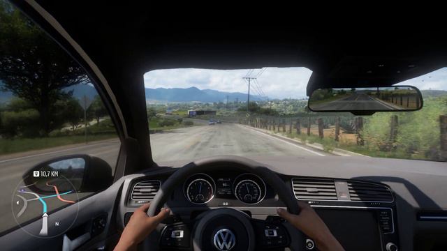 2014 Volkswagen Golf R - Forza Horizon 5 (Steering Wheel + Shifter) Gameplay POV смотреть онлайн