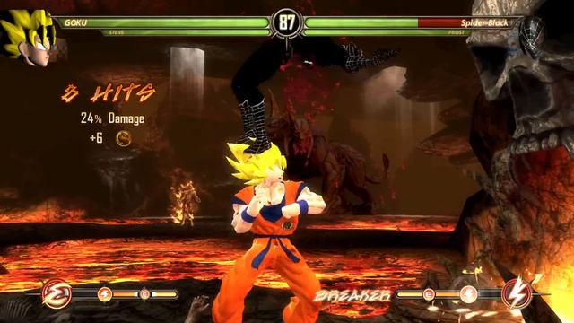 Mortal Kombat 9 - GOKU & STEVE MINECRAFT MOD - Expert Tag Ladder - Gameplay @(1080p) 60ᶠᵖˢ ✔ смотреть онлайн