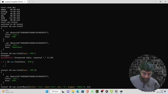 View/Compare Collections In Mongo Shell | Collections Inserted In @MongoDB using Mongoshell #2023 смотреть онлайн
