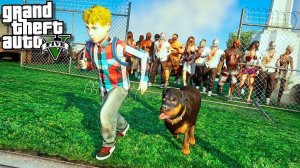 РЕБЕНОК И ЧОП ВЫЖИВАЮТ В ЗОМБИ АПОКАЛИПСИС В ГТА 5! НОВЫЙ ВИРУС ОБЗОР МОДА GTA! ГТА 5 МОДЫ MODS