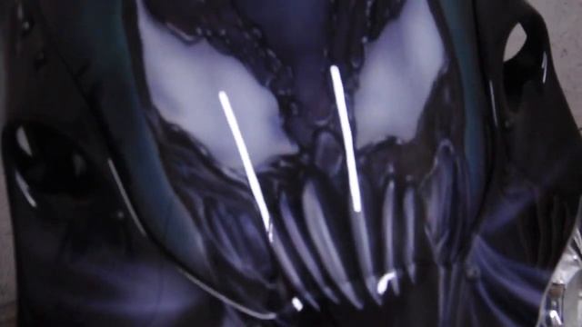 аэрография на кастомном ветровике смотреть онлайн