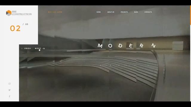 BRE Construction U.S.A Website - Home page смотреть онлайн