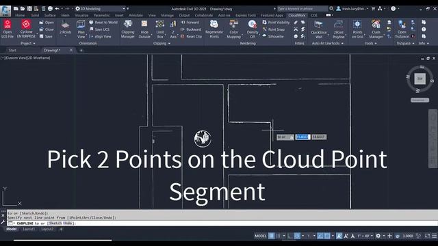 CloudWorx Auto Fit Polyline and Fit Section смотреть онлайн