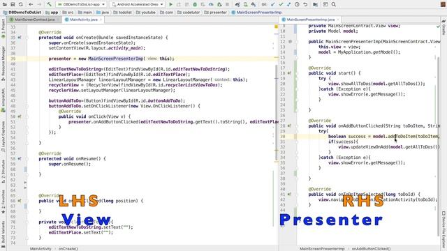 AAA - Part 10, Implementing View & Presenter in MVP | Basic Android MVP in Java смотреть онлайн
