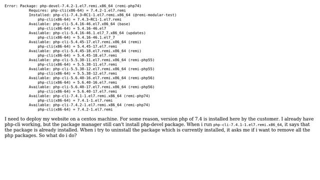 Can't install php-devel on Centos 7 смотреть онлайн