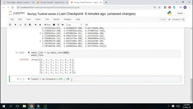 Creating Arrays Using NumPy Functions [Lesson#05]. Numpy Python Tutorial -Full course in Urdu/Hindi смотреть онлайн