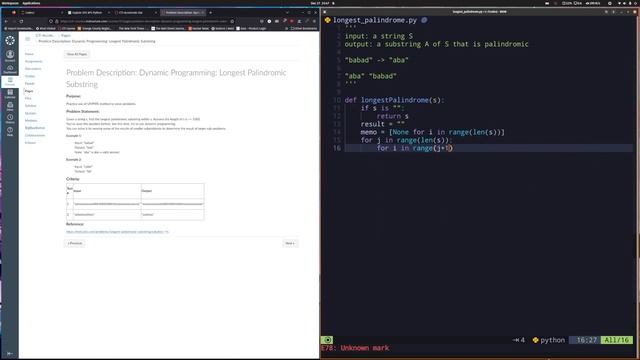 Longest Palindromic Substring смотреть онлайн