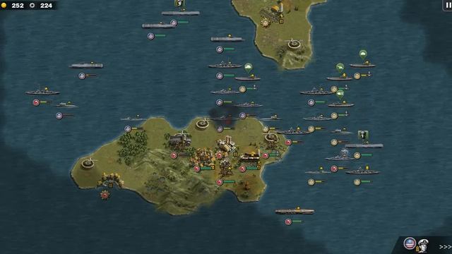 Glory of Generals: Pacific War walkthrough - Pacific War (Allies): Mariana Campaign смотреть онлайн
