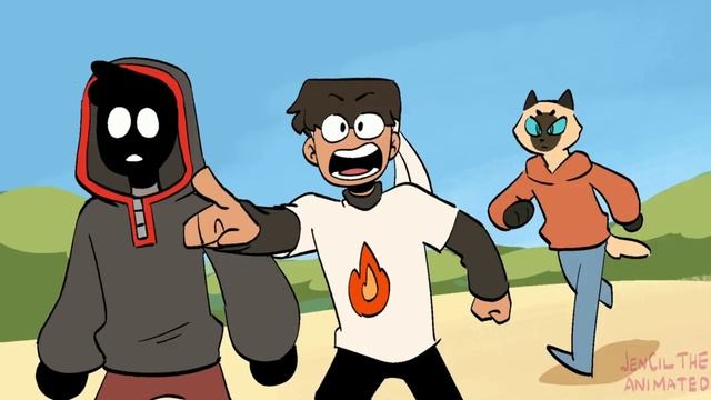 Nether Trap | Ловушка в аду Minecraft Manhunt 4 на 1 Реванш ANIMATIC (на русском)(анимация) смотреть онлайн
