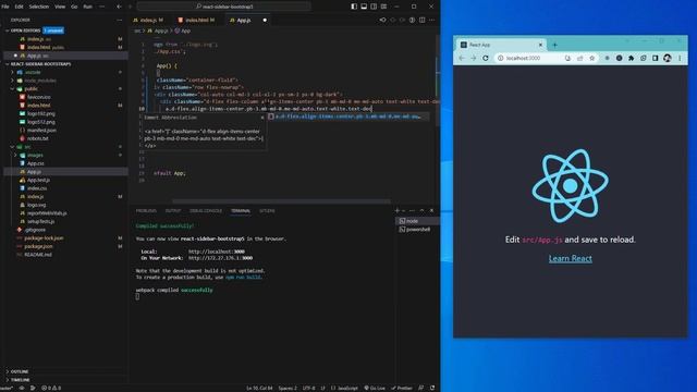 Sidebar using React JS and Bootstrap 5 | Coding Gyan | Side Menu in Bootstrap 5 and React JS 2023 смотреть онлайн