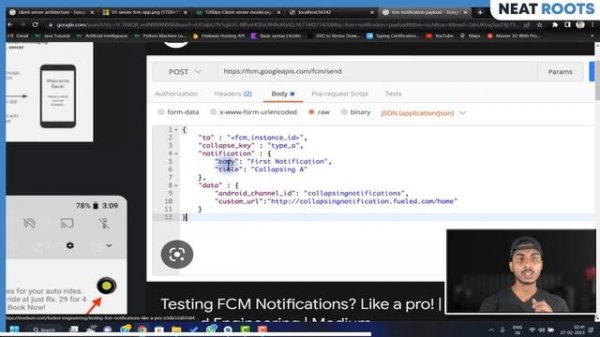 Types of Firebase Cloud Messaging - Push Notification Variants in Android Using FCM - Android Studi