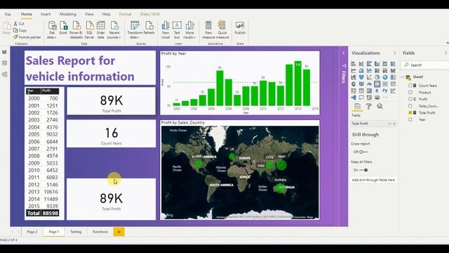 Use of DISTINCTCOUNT, SUM and DIVIDE DAX functions in Power BI Measurement | Beginner Tutorial 2 смотреть онлайн