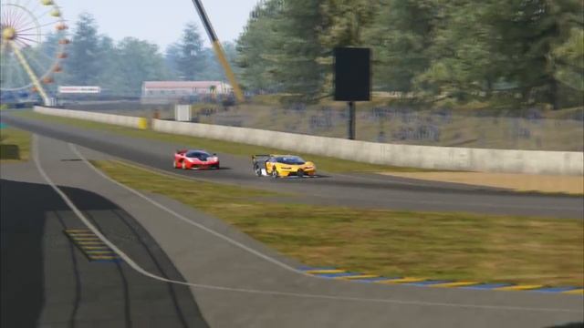 Batlle Bugatti Vision GT vs Supercars at Circuit de La Sarthe смотреть онлайн