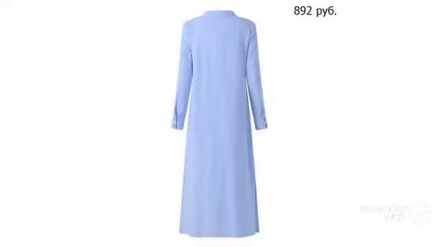 Платья с AliExpress. Свободное платье с длинными рукавами. смотреть онлайн