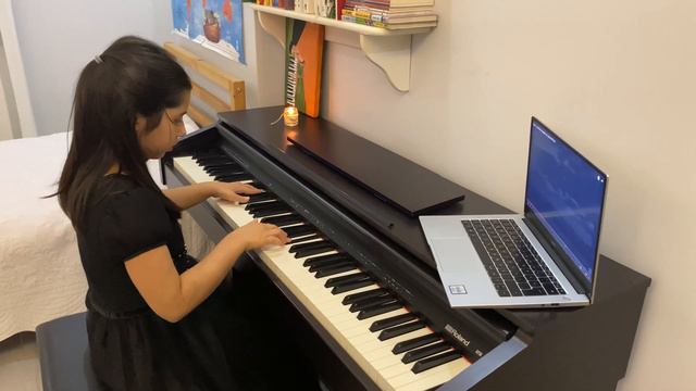 Love Story - Indila - Piano смотреть онлайн