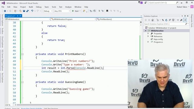 While Iteration Statement C# Fundamentals for Absolute Beginners Channel 9 смотреть онлайн