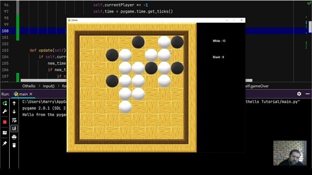 Reversi / Othello - Final Touches | Python | Pygame Module | Programming Beginners смотреть онлайн