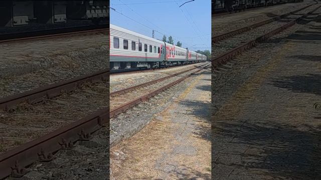 Поезд 306 Сухум-Москва. Прибывает в Новый Афон. смотреть онлайн