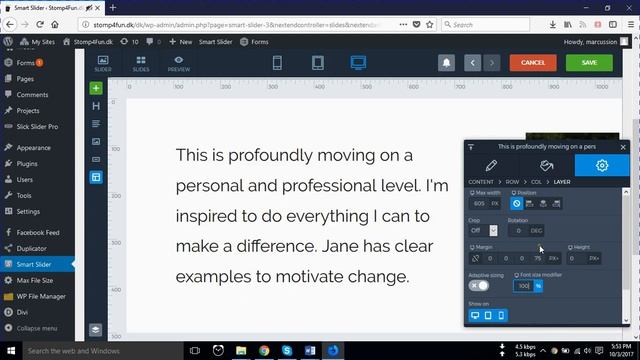 How to Modify font Size on Smart Slider смотреть онлайн